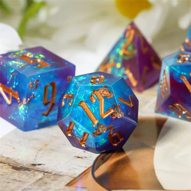 NordicDice Sharp Dice Sharp Dice blodrød - fantasy dice