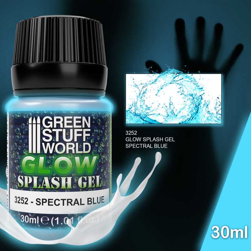 NordicDice Tekstur maling Splash Gel - Spectral Blue