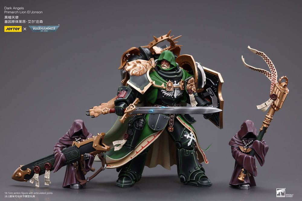 Nordicdice Warhammer Warhammer 40k 1/18 Dark Angels Primarch Lion El' Jonson 18 cm Reproduction