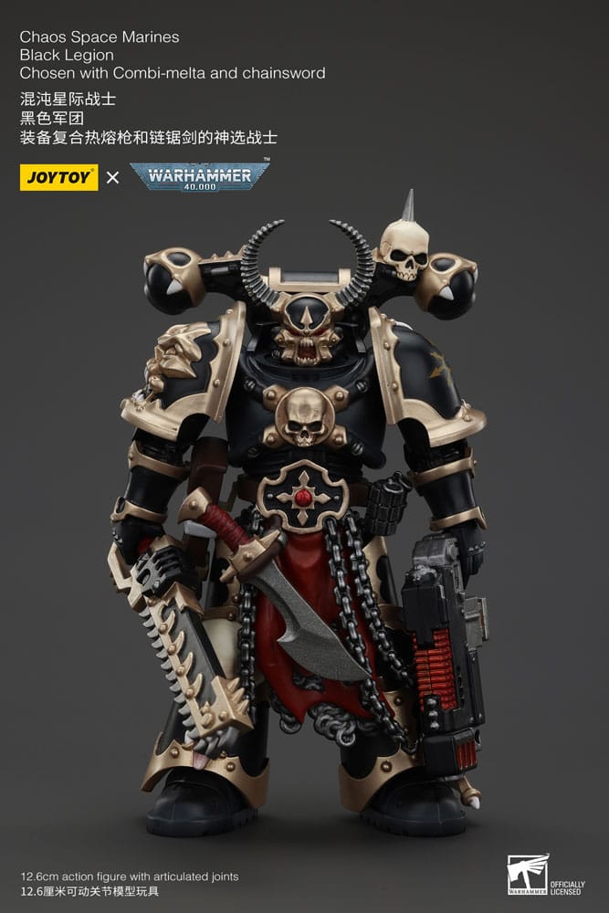 Nordicdice Warhammer Warhammer 40k Chaos Space Marines Black Legion - Combi-melta and chainsword