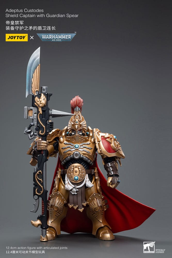 Nordicdice Warhammer Warhammer 40k Figure 1/18 Adeptus Custodes Shield Captain - Guardian Spear 12 cm