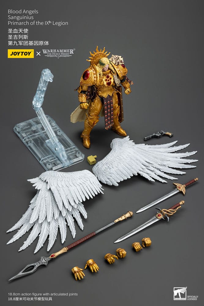 Nordicdice Warhammer Warhammer Action Figure 1/18 Sanguinius Primarch of the IXth Legion 19 cm