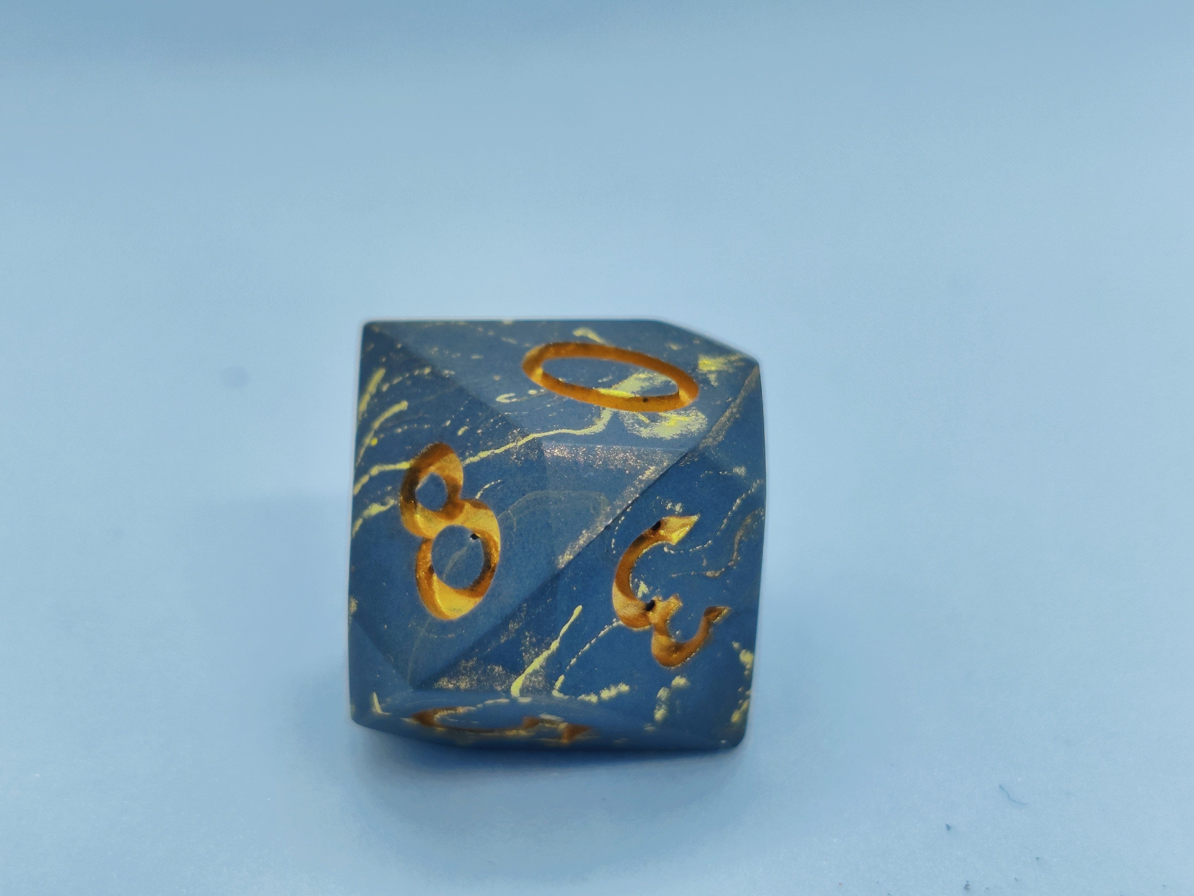 Nordicdice_X_Thydice Nordicdice_& Dark Marble terningesæt, Gold Edition