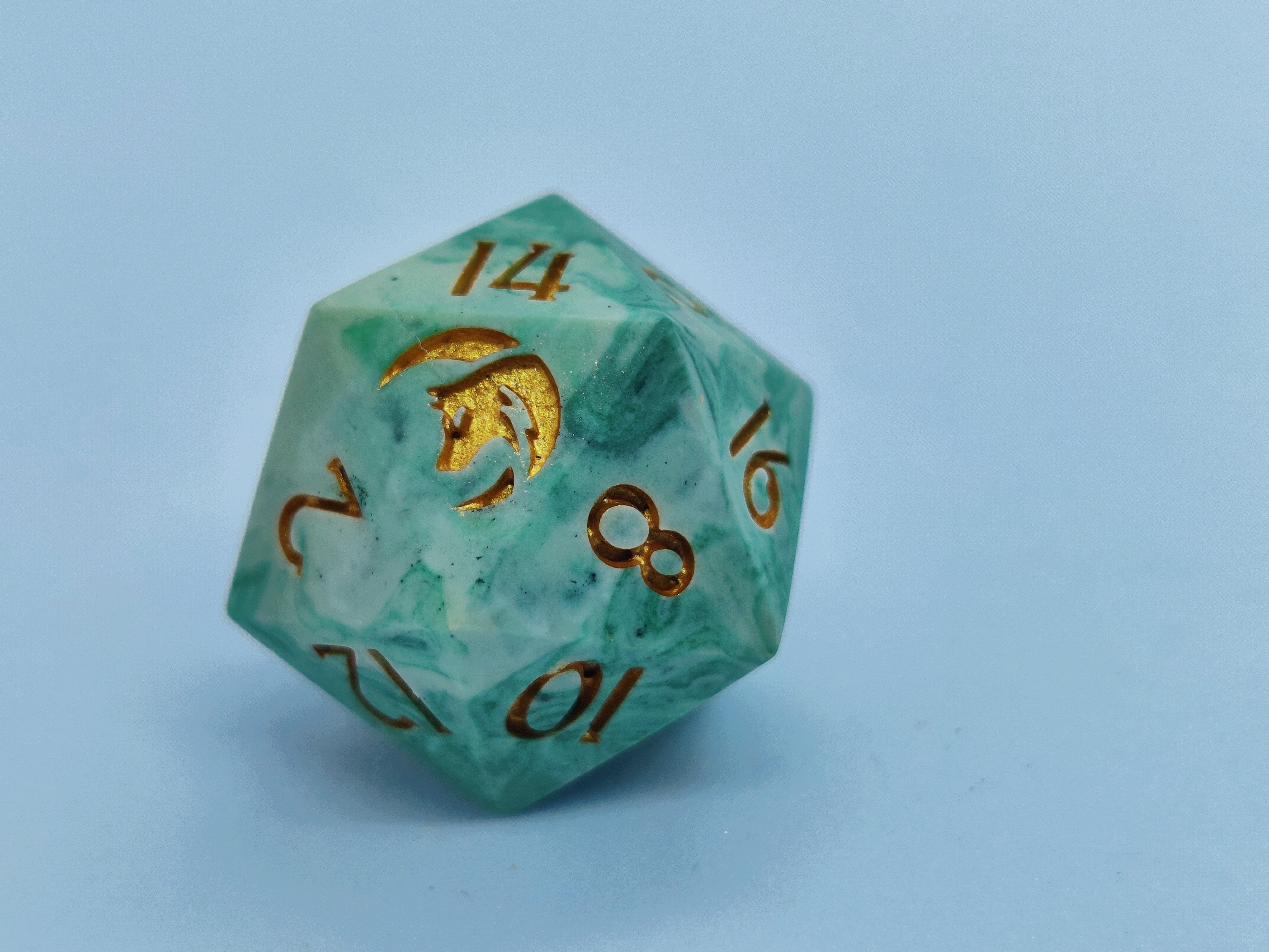 Nordicdice_X_Thydice Nordicdice_& Green marble terningesæt