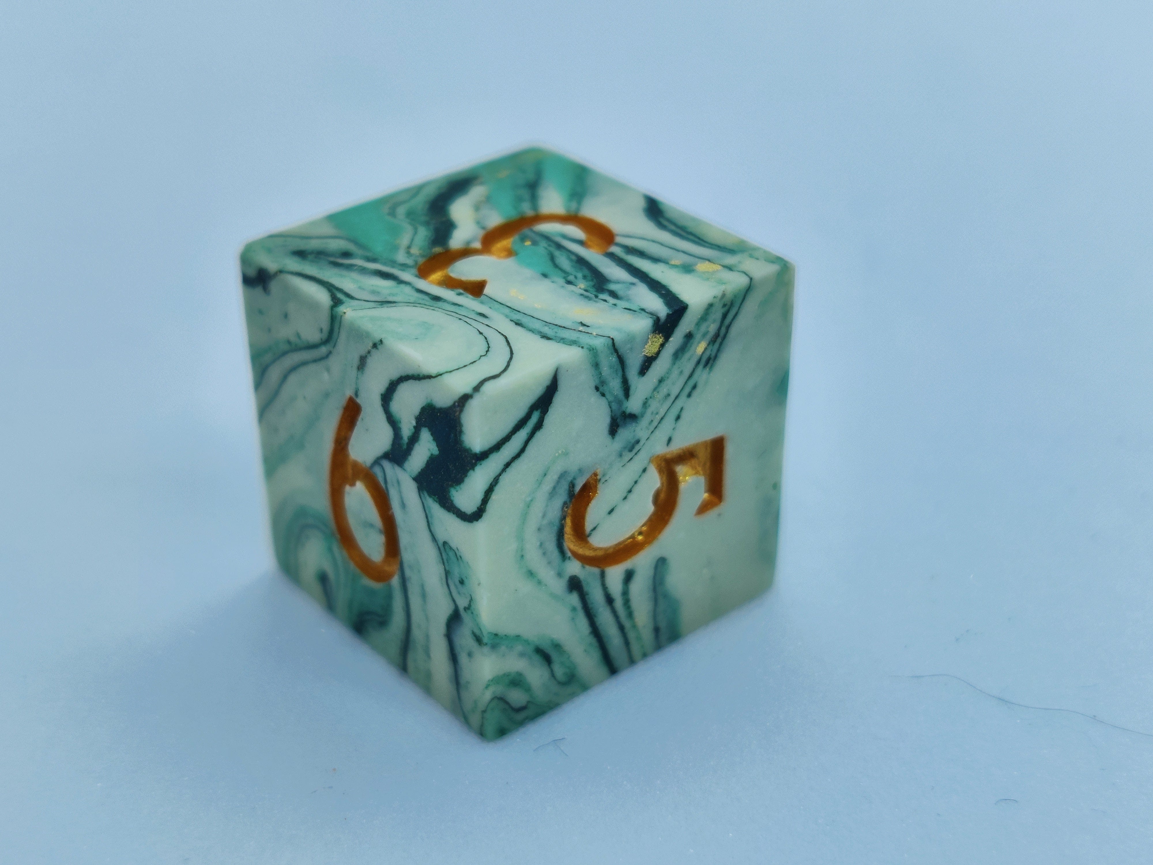 Nordicdice_X_Thydice Nordicdice_& Green marble terningesæt