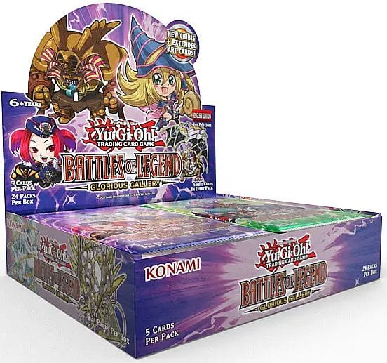 NordicDice Yu-Gi-Oh YGO - Battle of Legend: Glorious Gallery Booster Display (24 Packs) - EN
