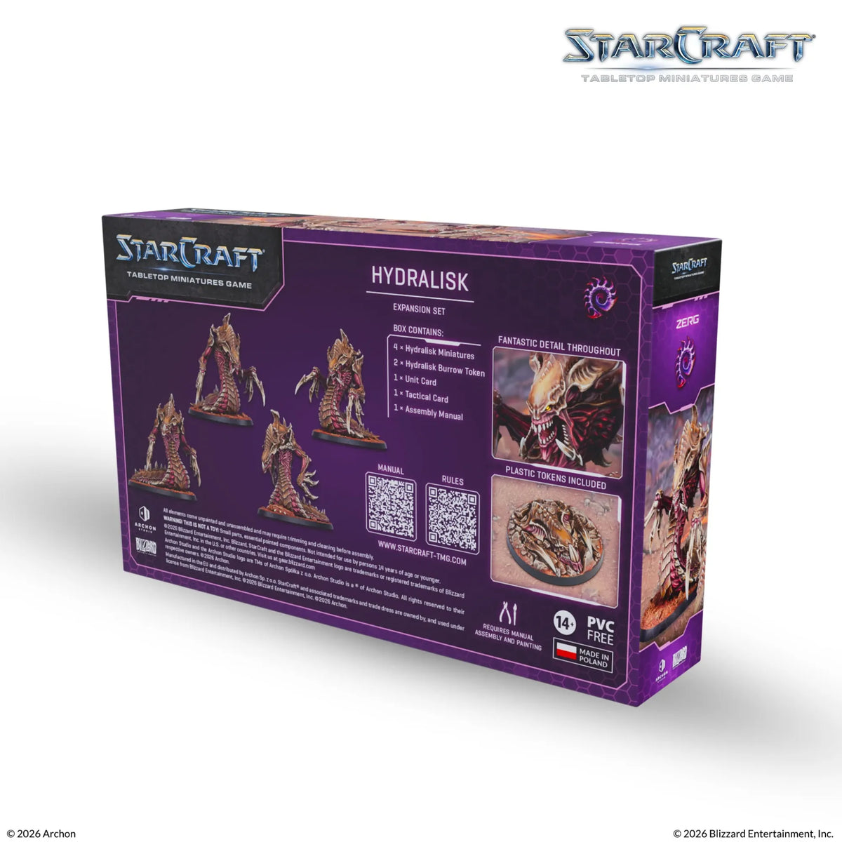 Archon Studio Starcraft StarCraft: The Miniatures Game - Zerg - Hydralisk Expansion Set