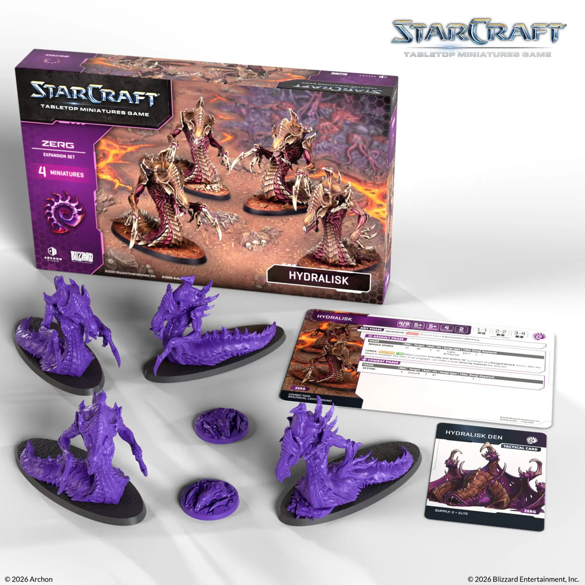 Archon Studio Starcraft StarCraft: The Miniatures Game - Zerg - Hydralisk Expansion Set
