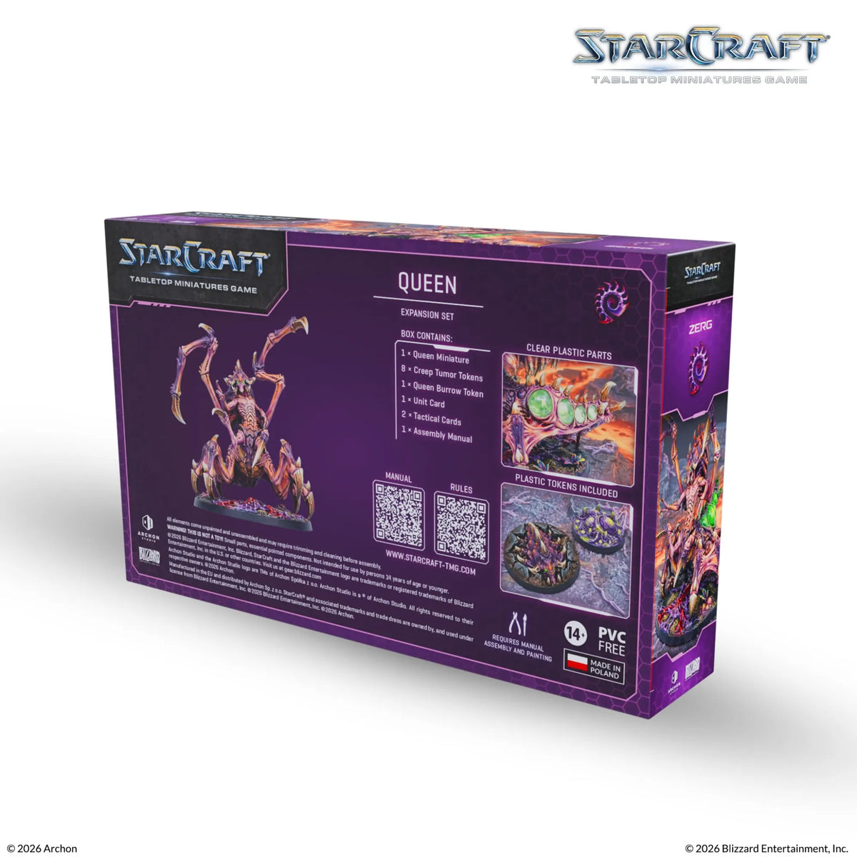 Archon Studio Starcraft StarCraft: The Miniatures Game - Zerg - Queen Expansion Set