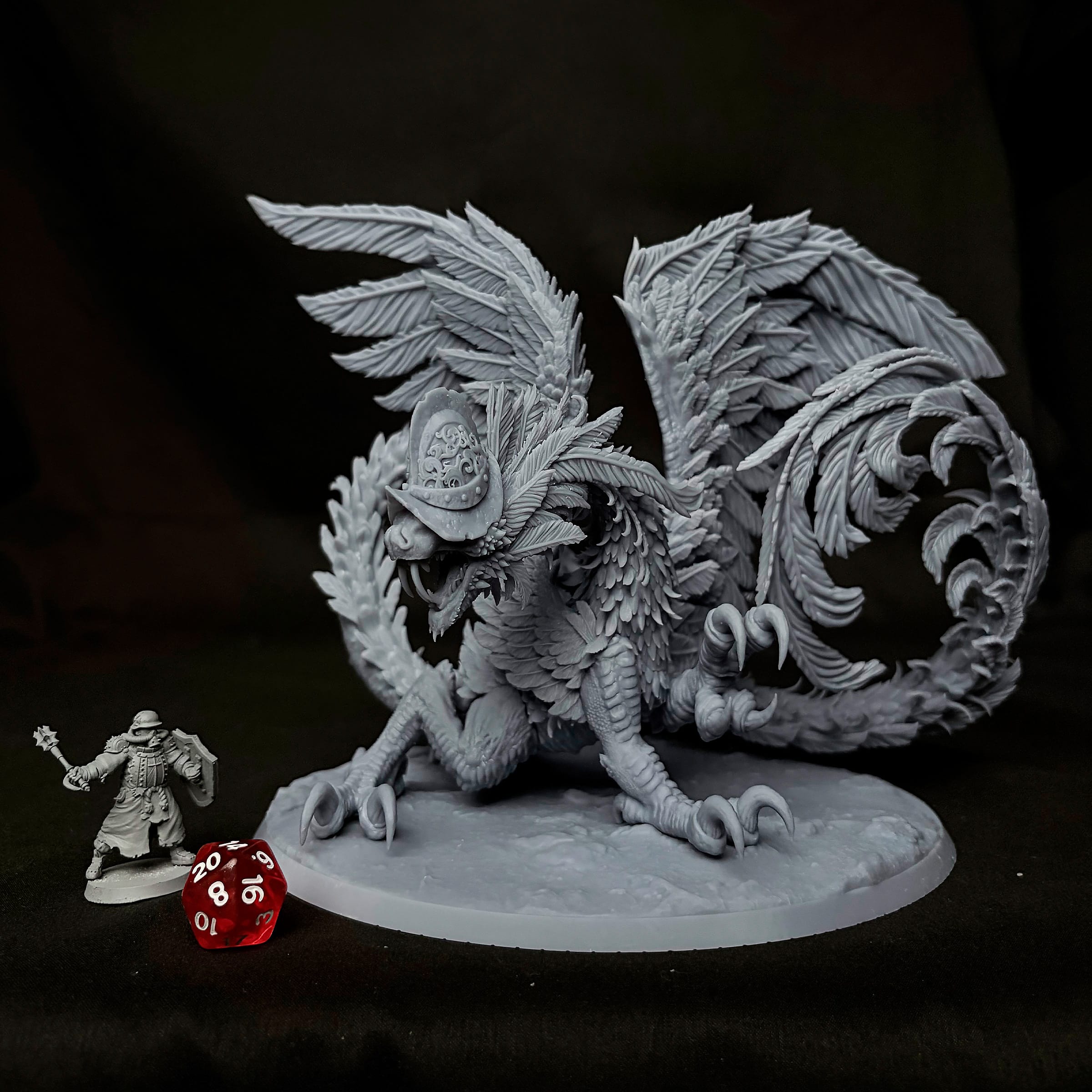 Triucoatl, the Feathered Serpent - Custom Mini