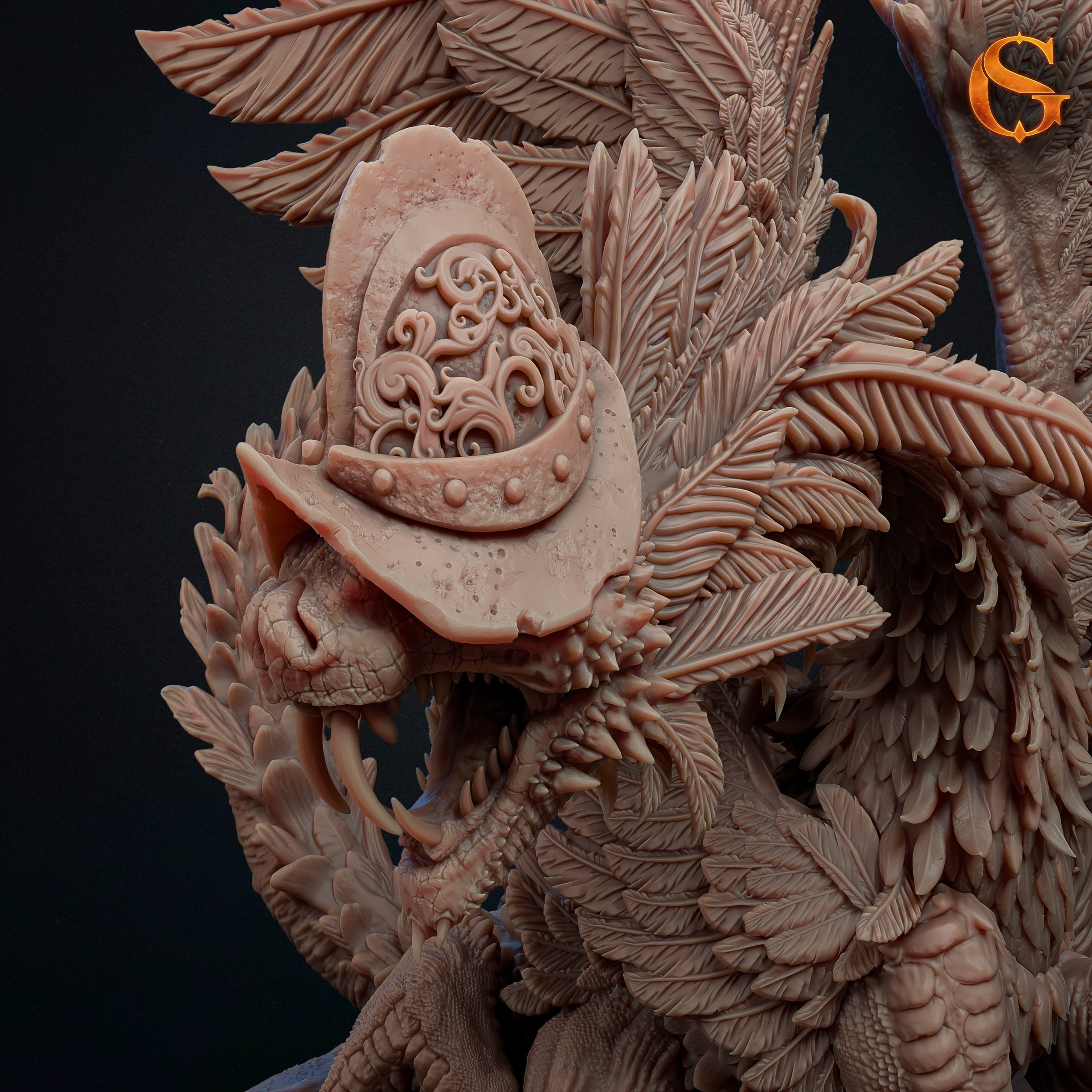 Triucoatl, the Feathered Serpent - Custom Mini