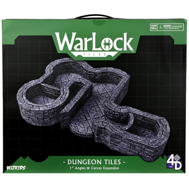 WarLock Tiles Expansion Pack - 1 Dungeon Angles & Curves