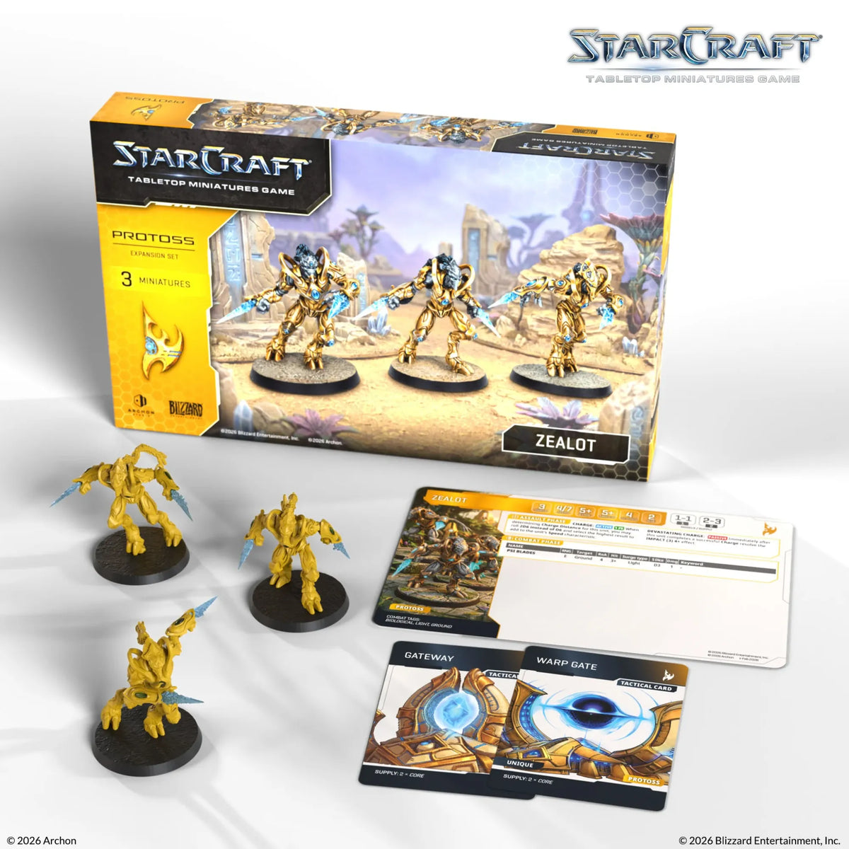 Archon Studio Starcraft StarCraft: The Miniatures Game - Protoss - Zealot Expansion Set
