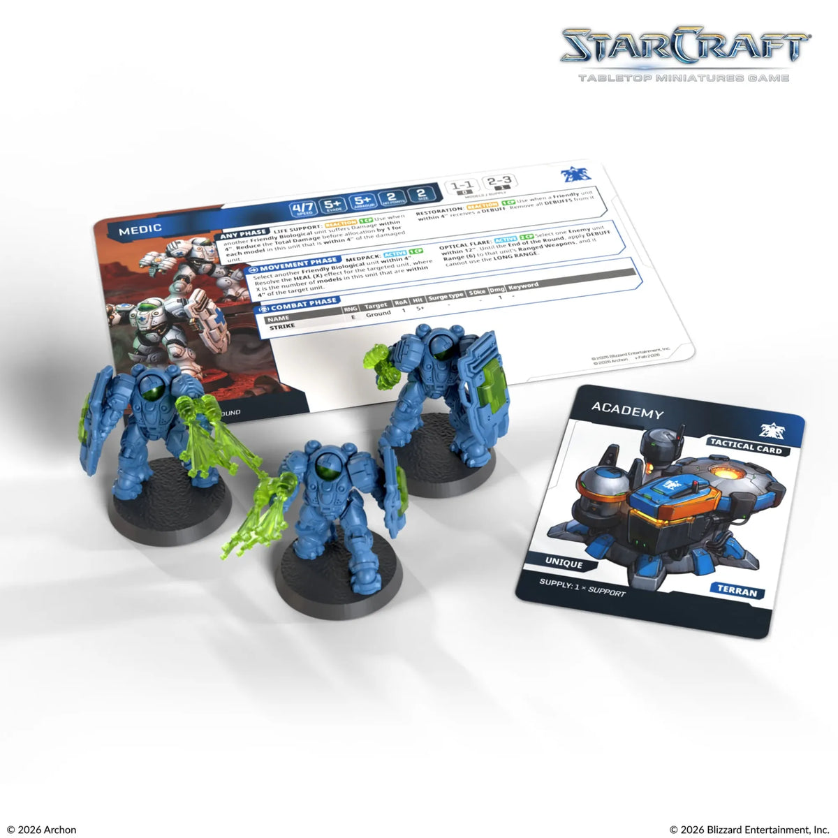 Archon Studio Starcraft StarCraft: The Miniatures Game - Terran - Medic Expansion Set