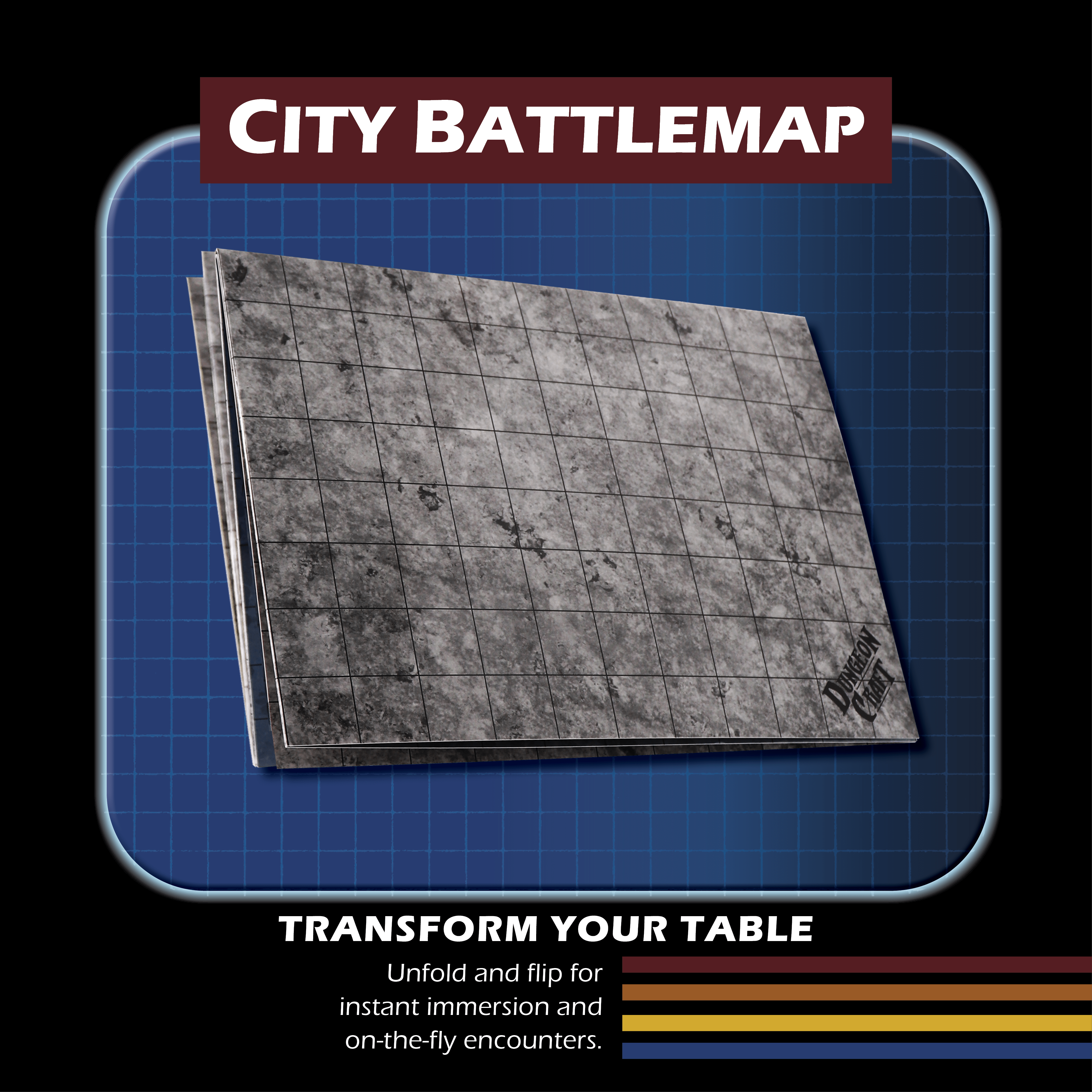 NordicDice Accessories, bøger etc BattleMap: City