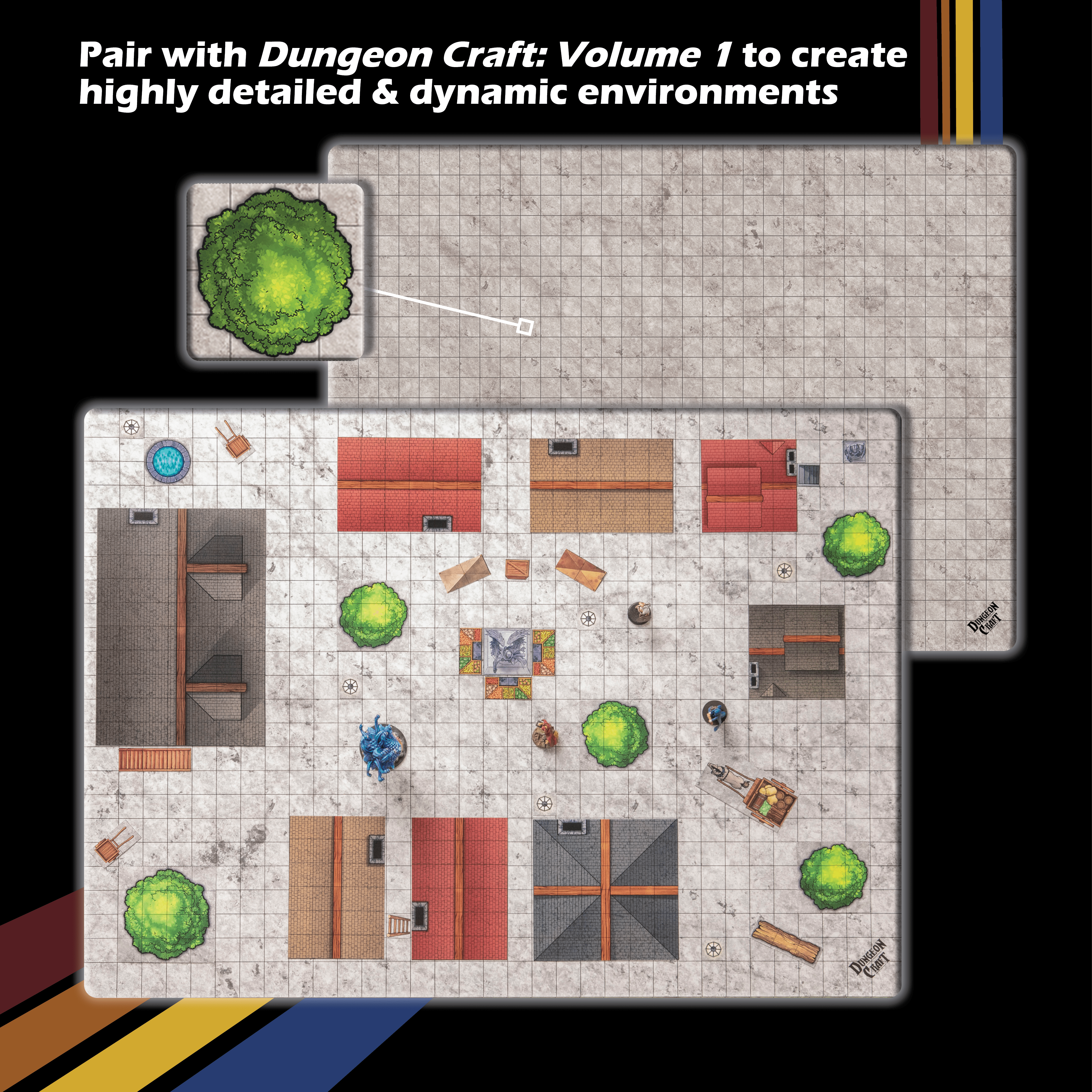 NordicDice Accessories, bøger etc BattleMap: City