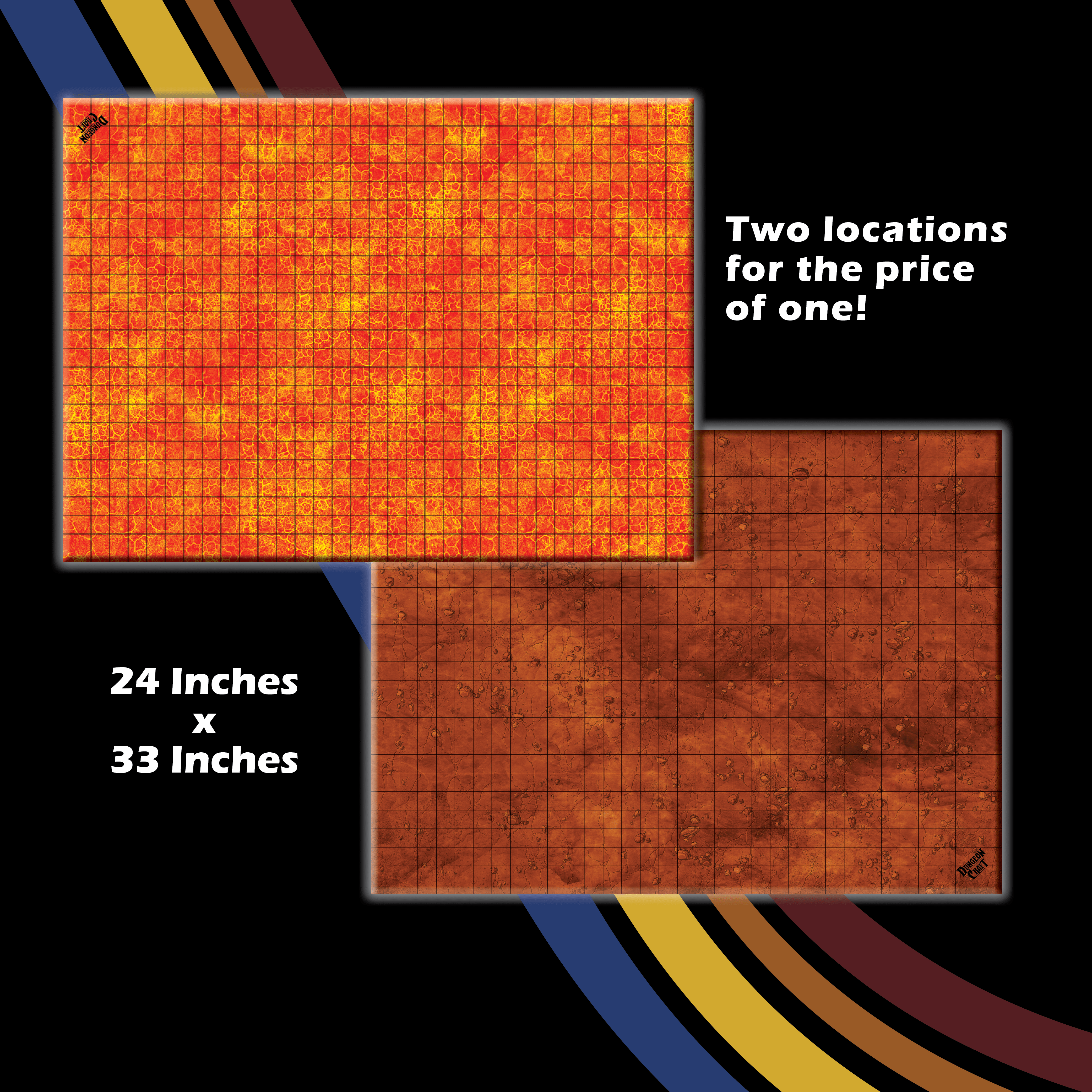 NordicDice Accessories, bøger etc BattleMap: Hell