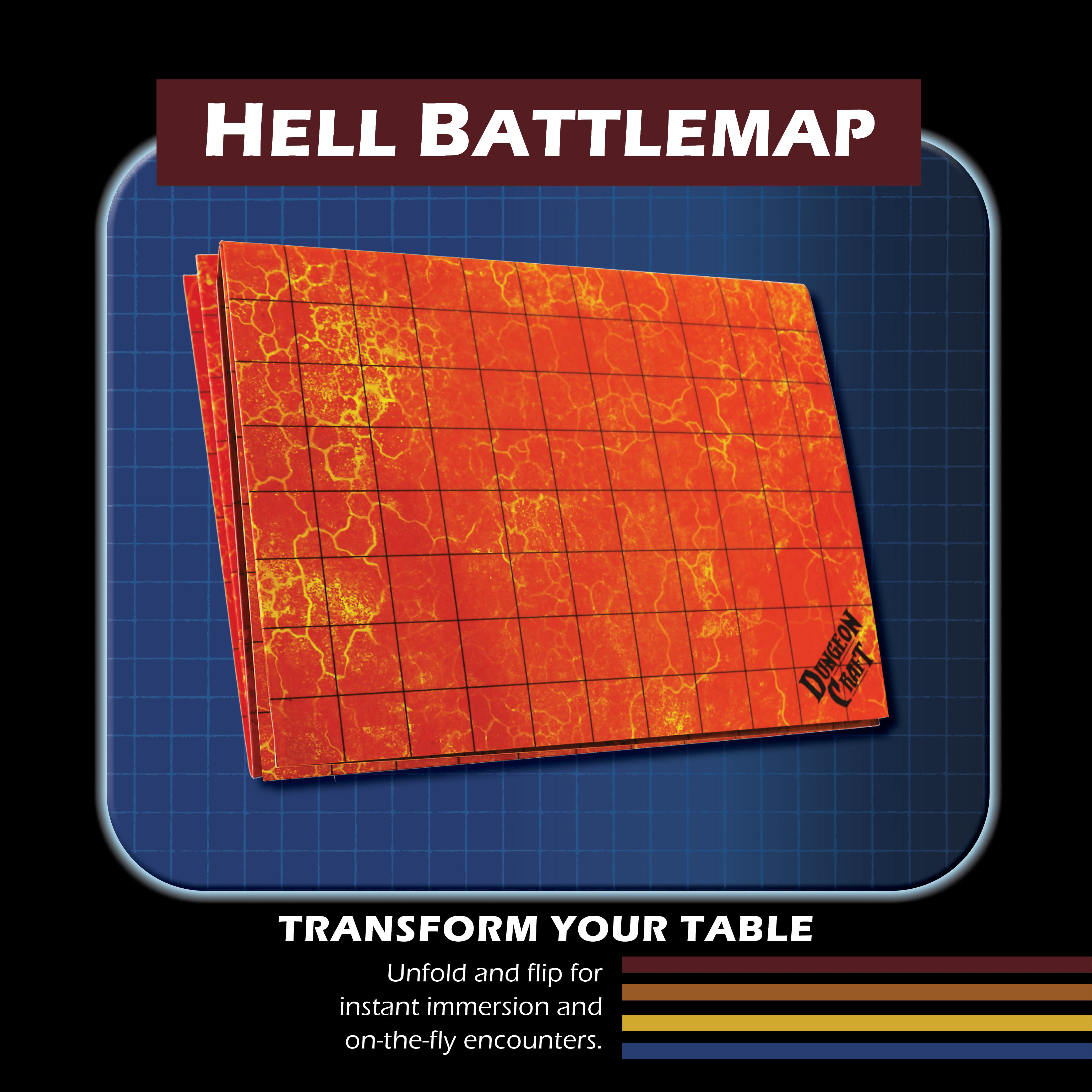 NordicDice Accessories, bøger etc BattleMap: Hell