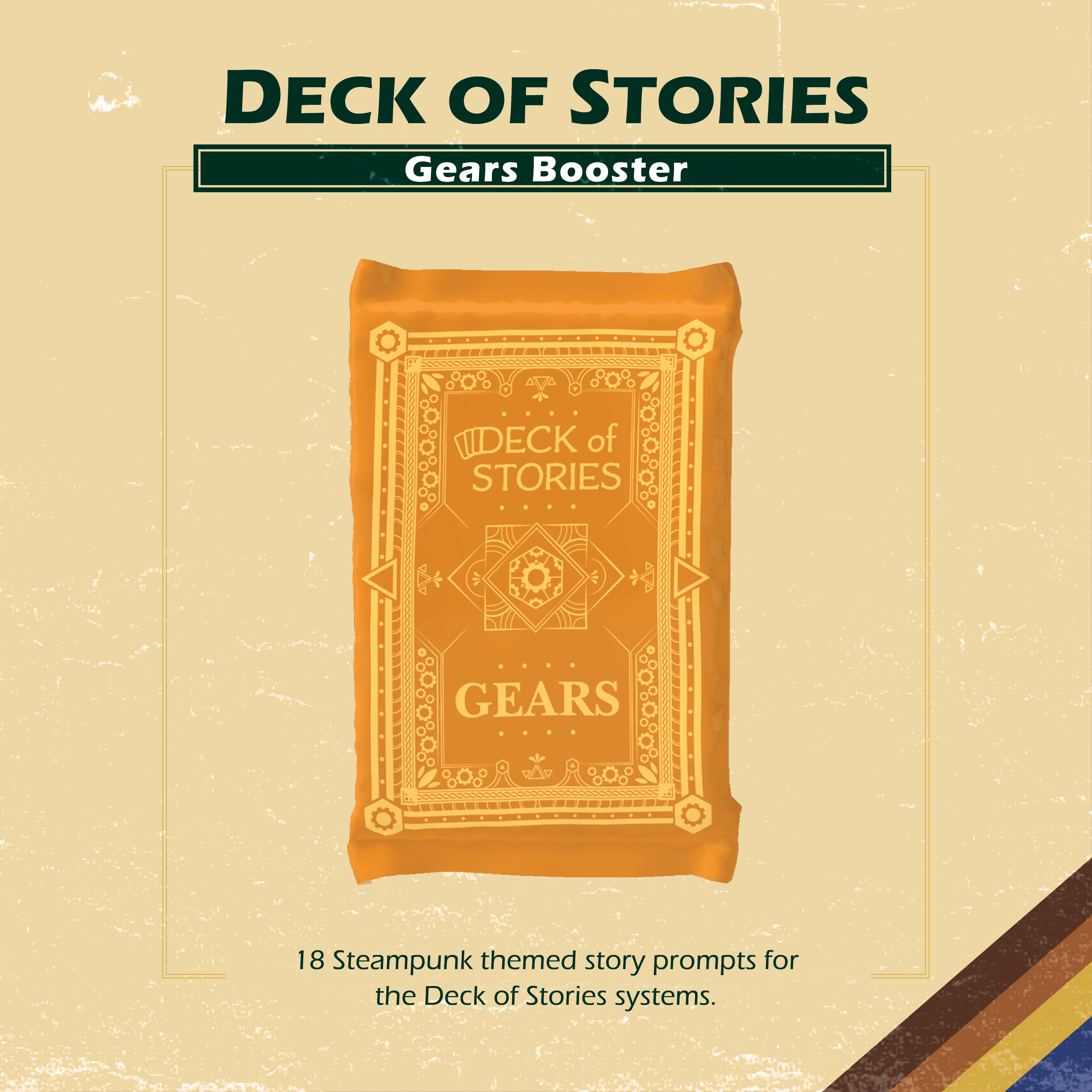 NordicDice Accessories, bøger etc Deck of Stories - Gear booster