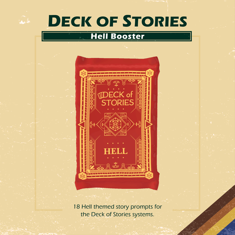 NordicDice Accessories, bøger etc Deck of Stories - Hell booster