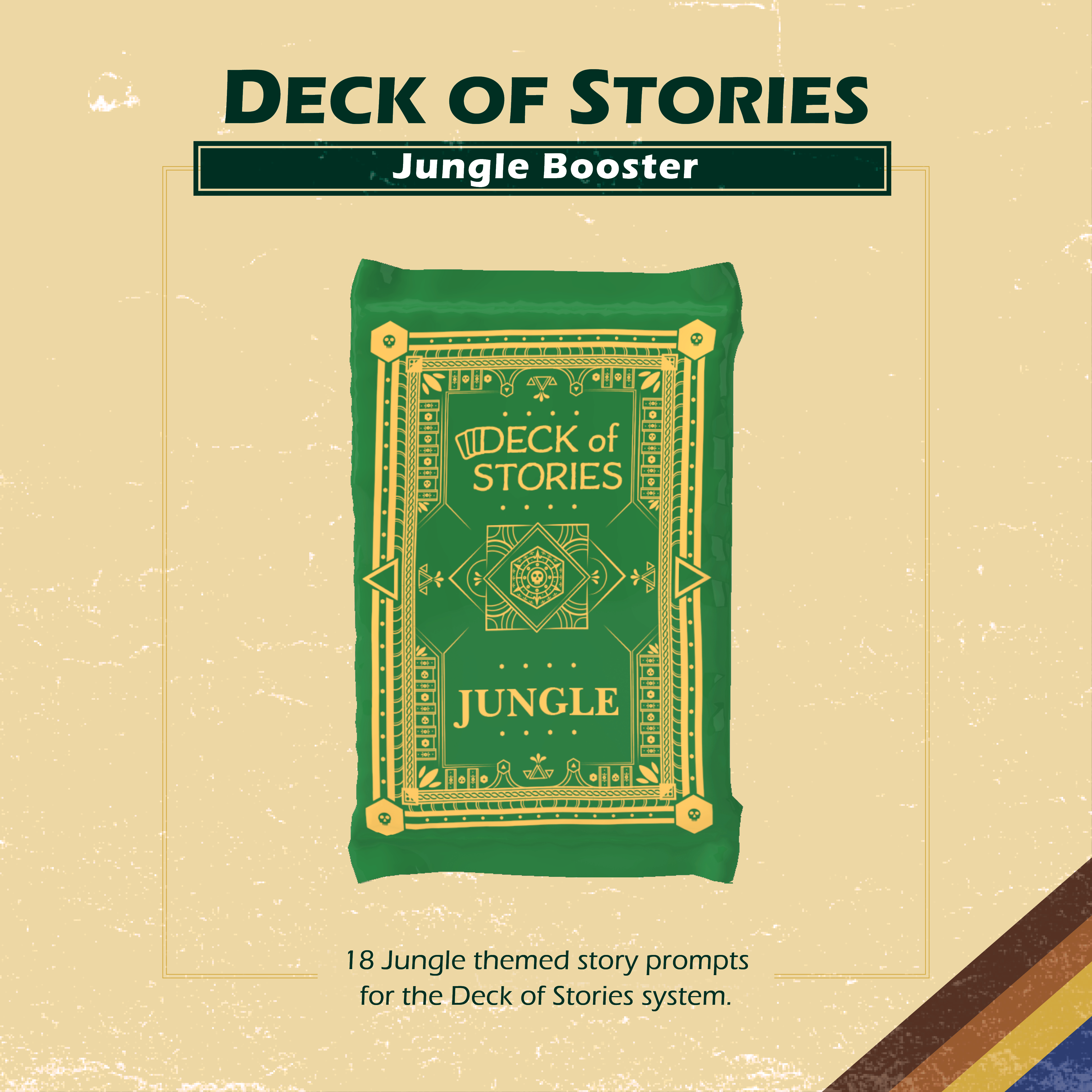NordicDice Accessories, bøger etc Deck of Stories - Jungle booster