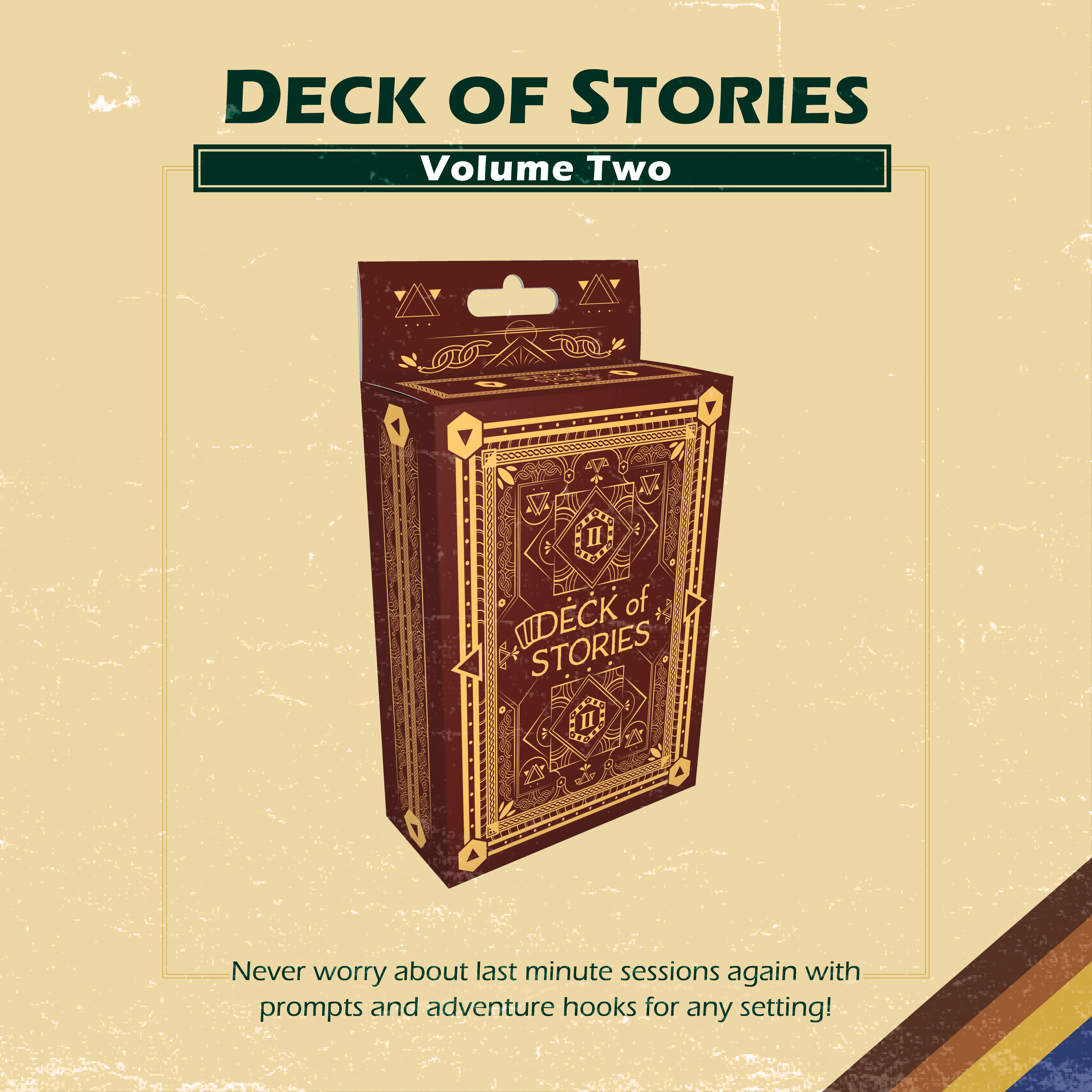 NordicDice Accessories, bøger etc Deck of Stories Volume 2