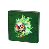 NordicDice Accessories, bøger etc Dice tray - Flame skull