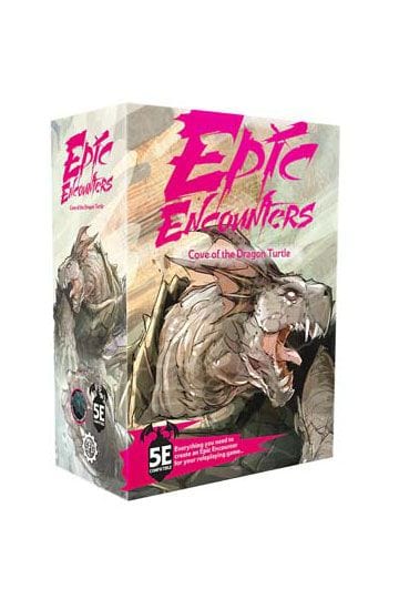 NordicDice Accessories, bøger etc Epic Encounters RPG Board Game Cove of the Dragon Turtle
