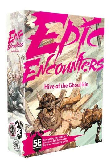 NordicDice Accessories, bøger etc Epic Encounters RPG Board Game Hive of the Ghoul-kin