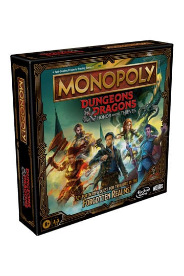 NordicDice Accessories, bøger etc MONOPOLY - DUNGEONS & DRAGONS HONOUR AMONG THIEVES (Mindre beskadiget)