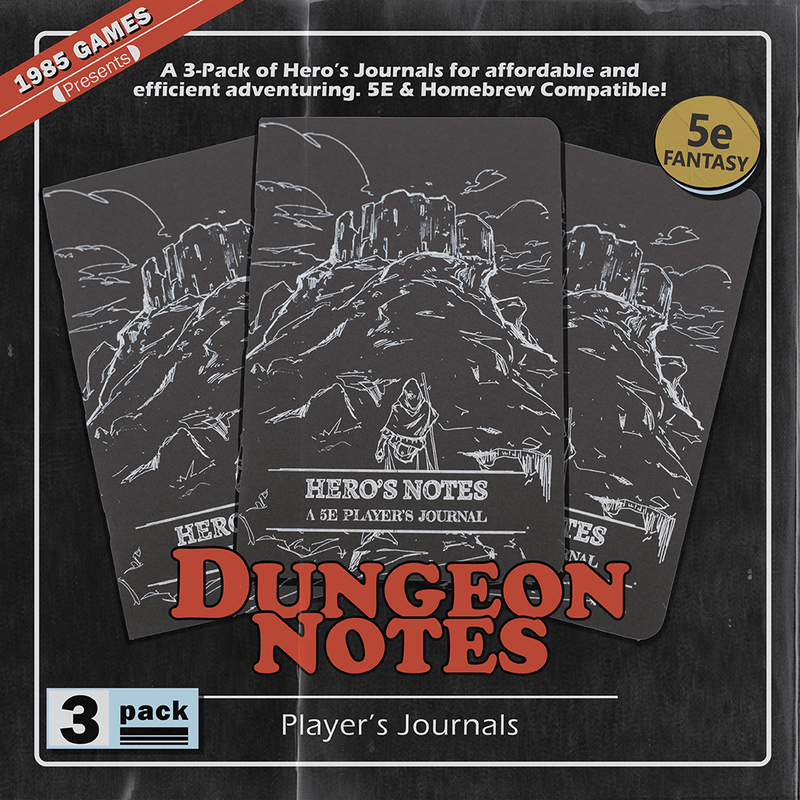 NordicDice Accessories, bøger etc Player's journal