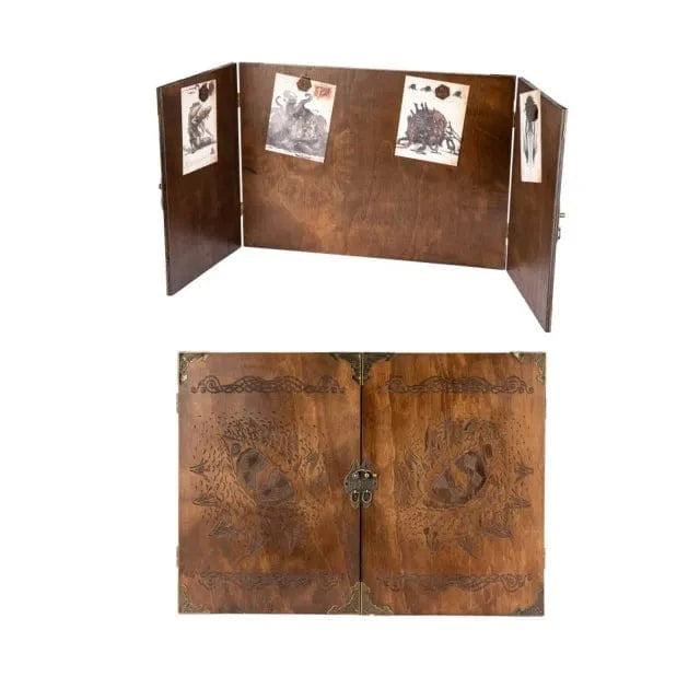 NordicDice Accessories, bøger etc Wooden Dungeon Master's Screen
