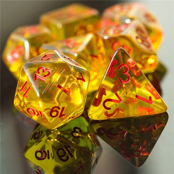 NordicDice Akryl og Resin Class dice: Barbar terningesæt