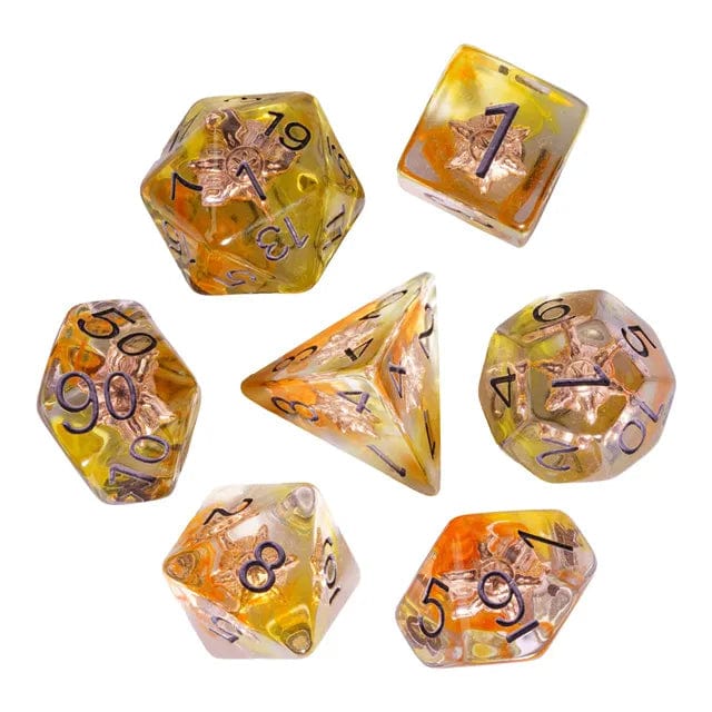 NordicDice Akryl og Resin Class dice: Cleric Sol