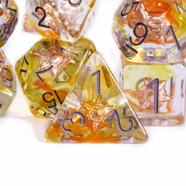 NordicDice Akryl og Resin Class dice: Cleric Sol