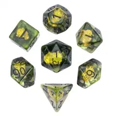 NordicDice Akryl og Resin Class dice: Druide terningesæt