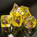 NordicDice Akryl og Resin Class Dice: Ild terningesæt