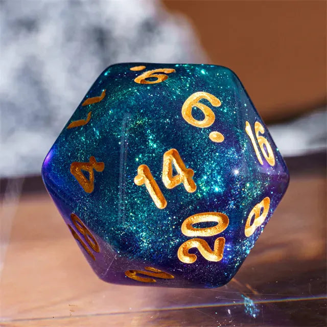 NordicDice Akryl og Resin Dark galakse terningesæt