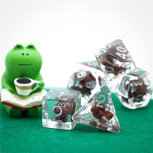 NordicDice Akryl og Resin hvalpeterninger