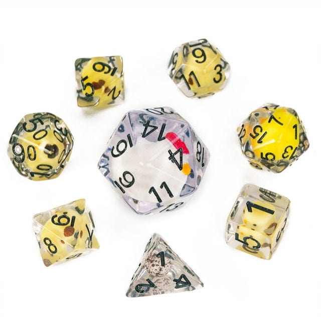 NordicDice Akryl og Resin Kylling terningeset