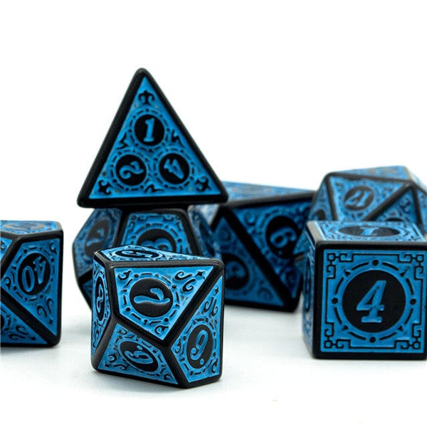 NordicDice Akryl og Resin Magisk Dice - Blå rollespilsterning