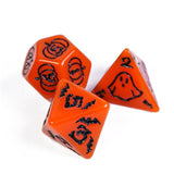 NordicDice Akryl og Resin Pumpkin Halloween terninger