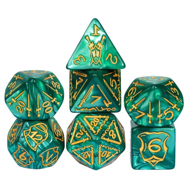 NordicDice Akryl og Resin Royal fighter dice 25mm