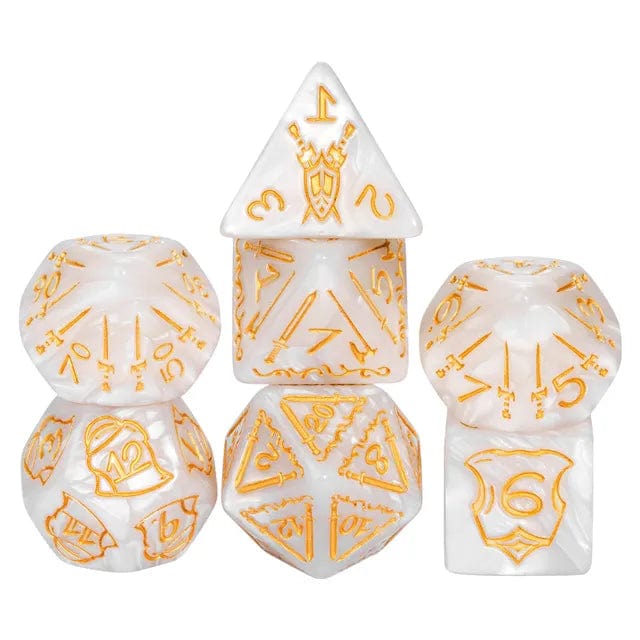 NordicDice Akryl og Resin Royal fighter dice 25mm