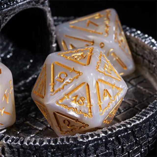 NordicDice Akryl og Resin Royal fighter dice 25mm