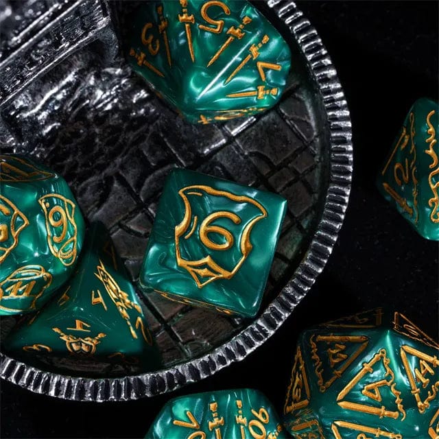 NordicDice Akryl og Resin Royal fighter dice 25mm