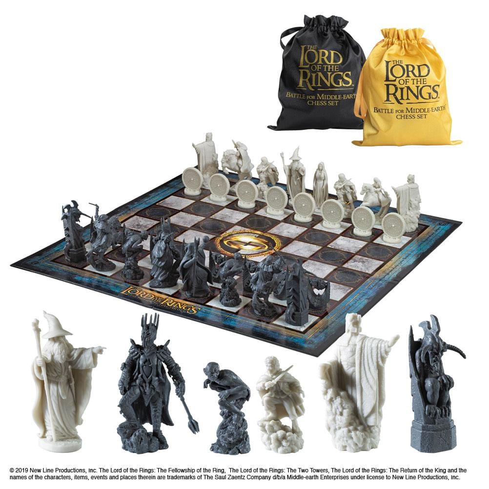 NordicDice Brætspil Lord of the Rings: Battle for Middle-Earth Chess Set