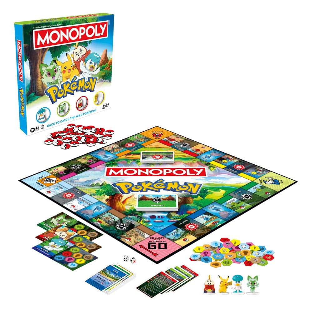 NordicDice Brætspil Pokémon Board Game Monopoly *English Version*