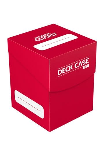 Nordicdice Card Boxes Ultimate Guard Deck Case 100+ Standard Size Red