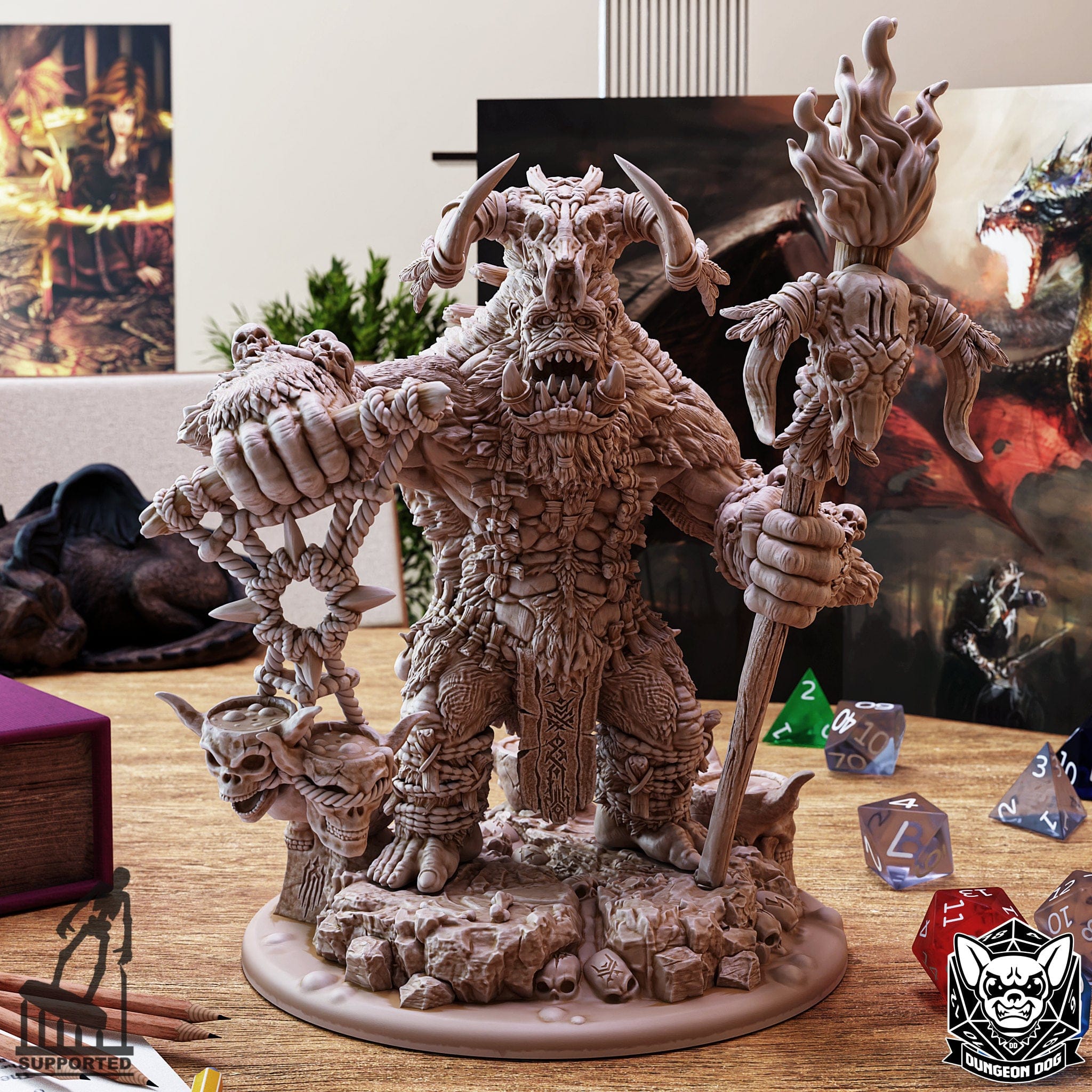 NordicDice Custom print Barlgura Shaman - Custom Mini